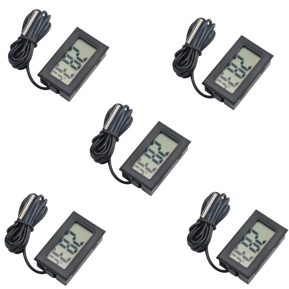 Planted Aquarium Temperature - Mini LCD ميزان الحرارة الرقمي FY-10