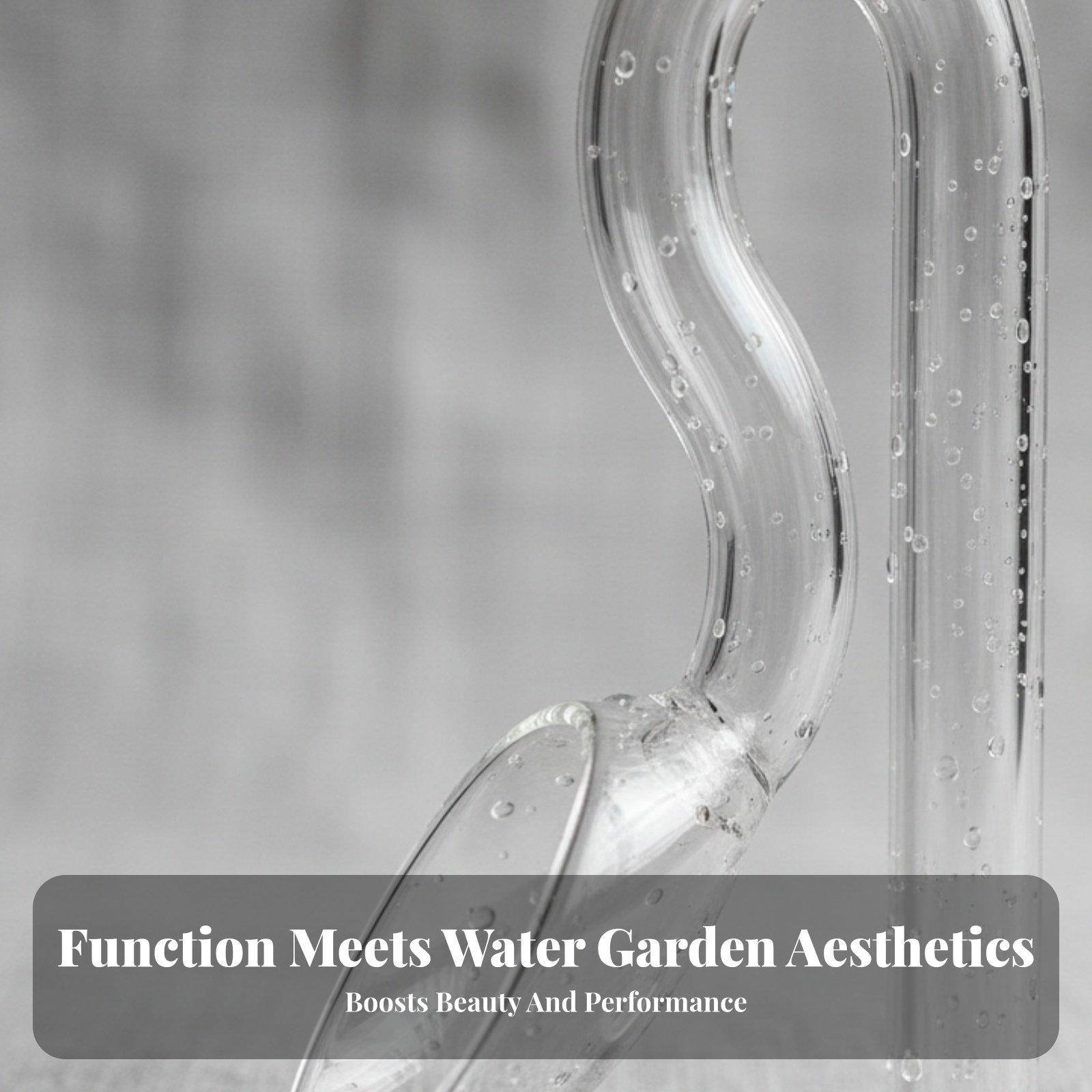 Aquarium Planted Tank Filter - أنبوب زجاجي على شكل زهرة الزنبق