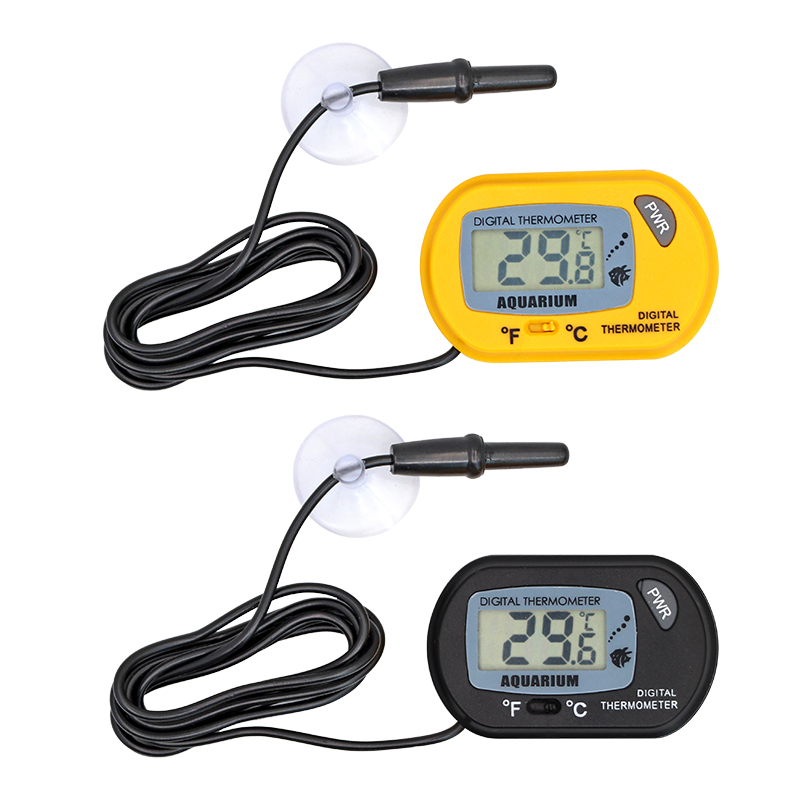 Planted Aquarium Temperature - مقياس حرارة رقمي LCD لحوض السمك،
