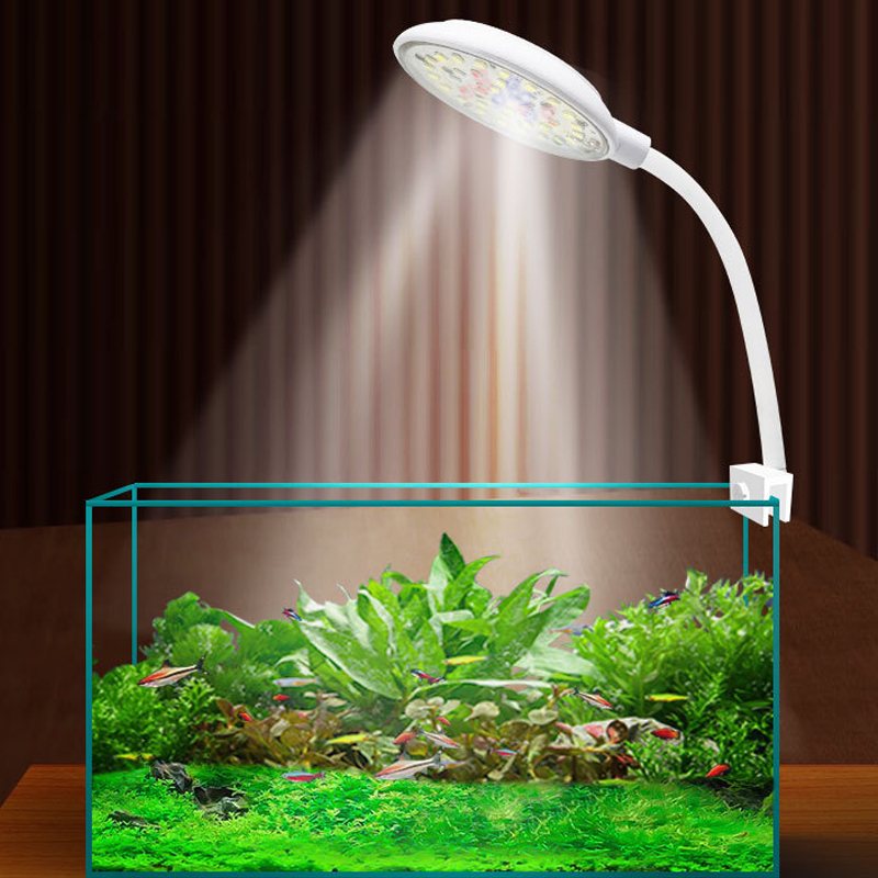 Aquarium Plant Growth Light - USB خزان الأسماك مشبك صغير ضوء
