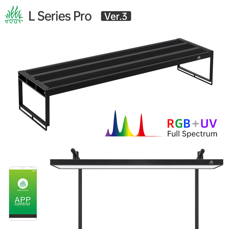 Aquarium Plant Growth Light - WEEK AQUA L Series APP التحكم
