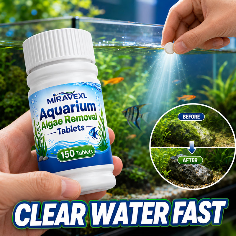 Planted Aquarium Aquascape - أقراص ميراڤيكس إل 150 لإزالة الطحالب