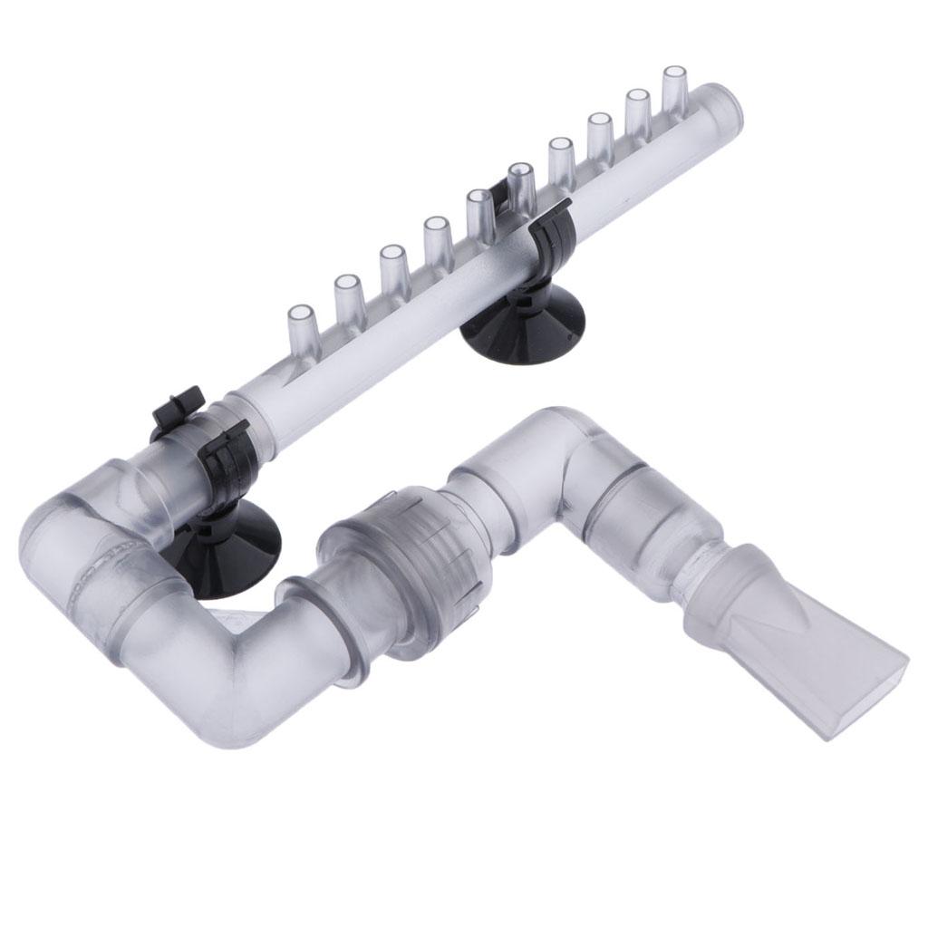 Planted Aquarium Aquascape - أنبوب مدخل ومخرج لحوض السمك 12-16