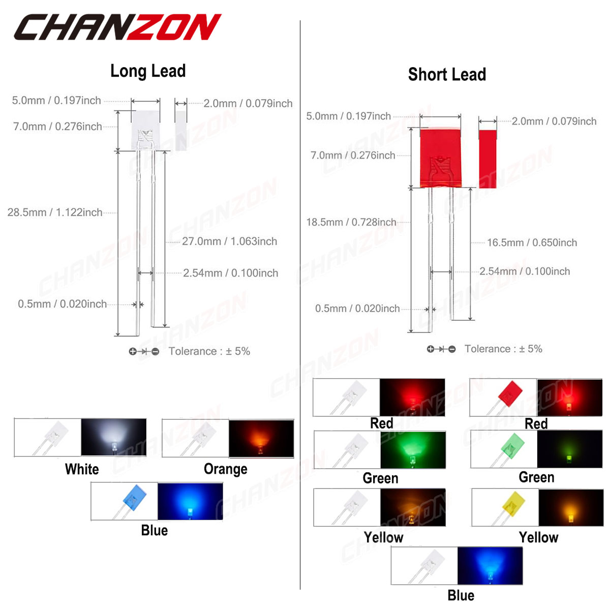 100 قطعة 2x5x7mm مربع LED ديود - مراجعة Ludwigia Super Red وسعره