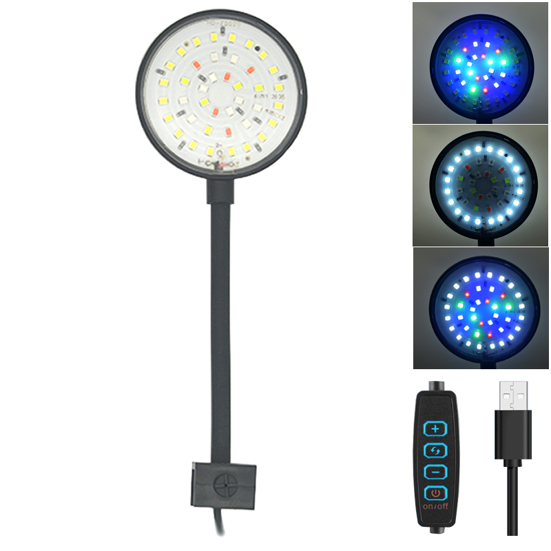 USB حوض السمك LED مصباح خزان ا - مراجعة Led Planted Tank Light وسعره