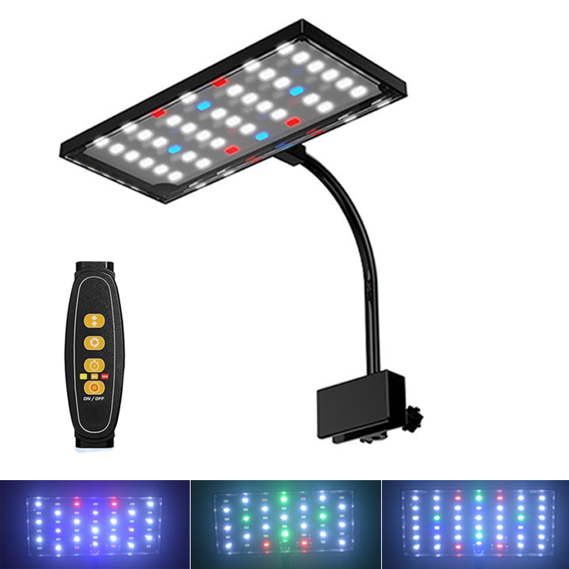 مصباح LED لحوض السمك يعمل عبر  - مراجعة Led Planted Tank Light وسعره