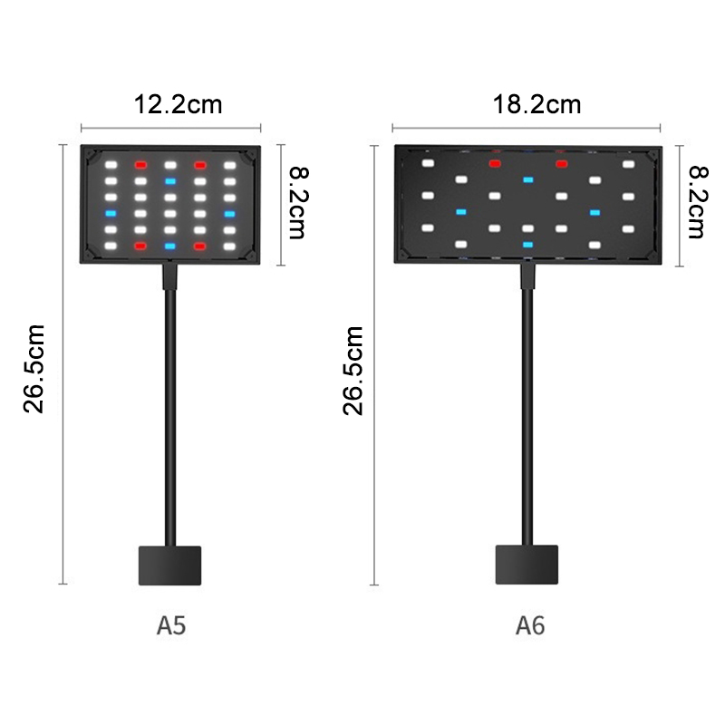 مصباح LED لحوض السمك يعمل عبر  - مراجعة Led Planted Tank Light وسعره