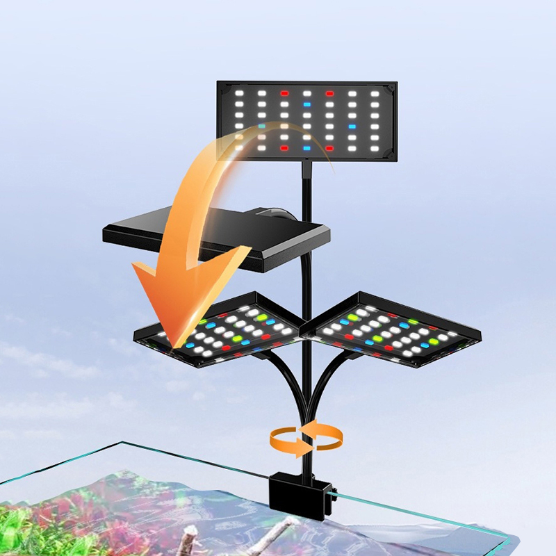 مصباح LED لحوض السمك يعمل عبر  - مراجعة Led Planted Tank Light وسعره