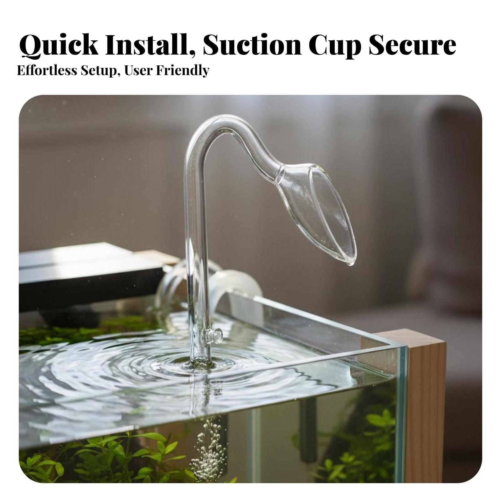 أنبوب زجاجي على شكل زهرة الزنب - مراجعة Aquarium Planted Tank Filter وسعره