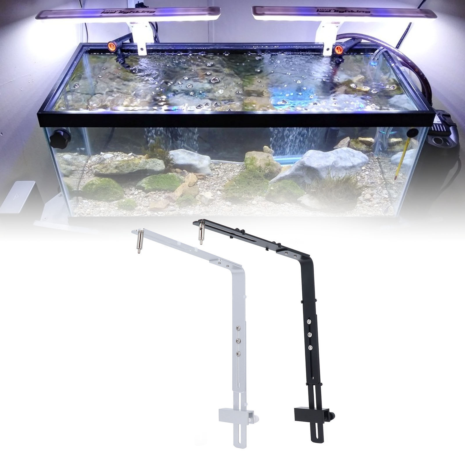 حامل مصباح حوض السمك، حامل إضا - مراجعة Aquarium Plant Holder وسعره