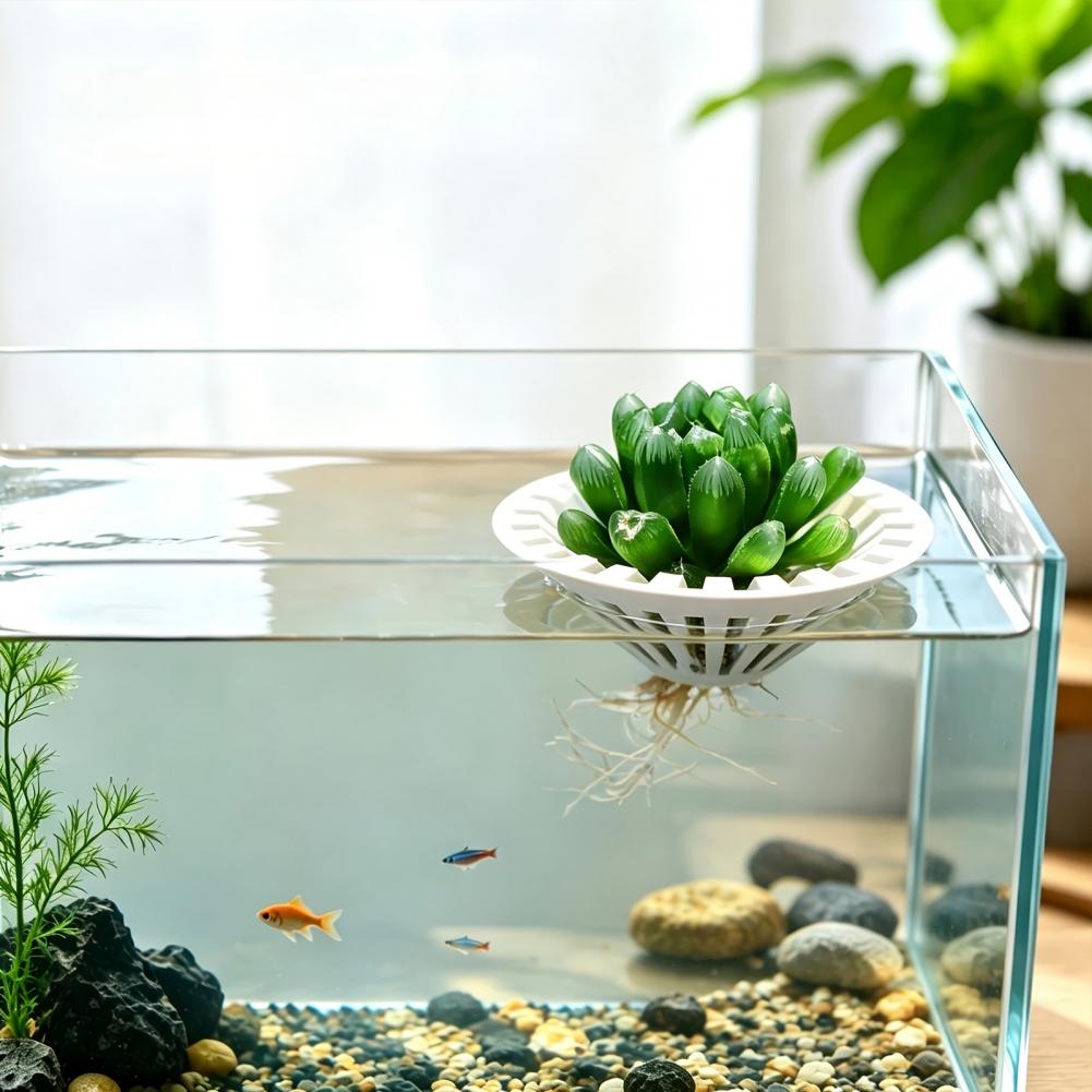 حامل نباتات عائم مطبوع بتقنية  - مراجعة Aquarium Plant Holder وسعره