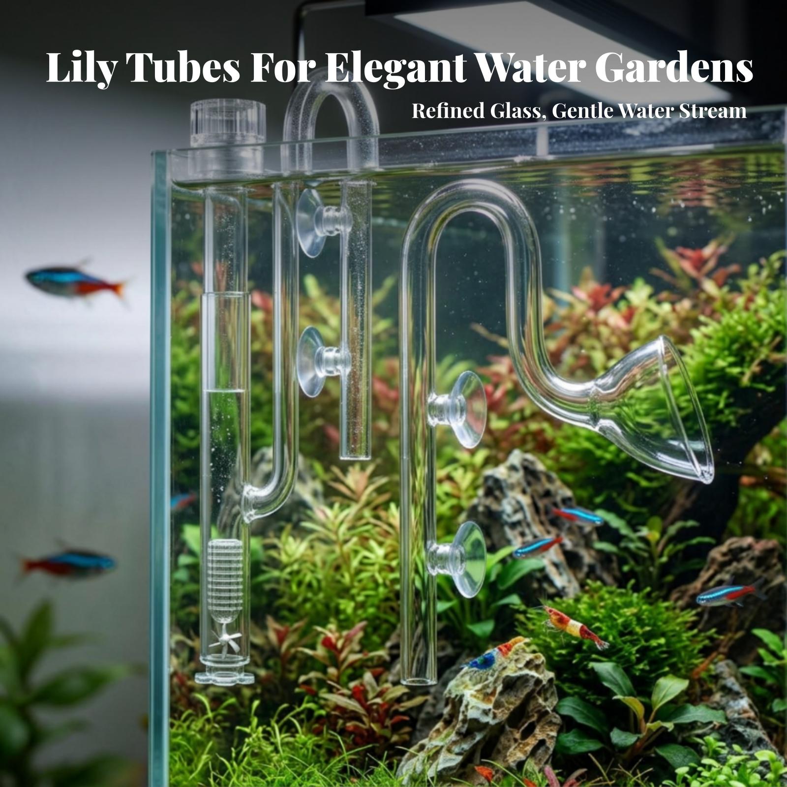 مجموعة أنابيب تهوية شفافة لمدخ - مراجعة Planted Aquarium Aquascape وسعره