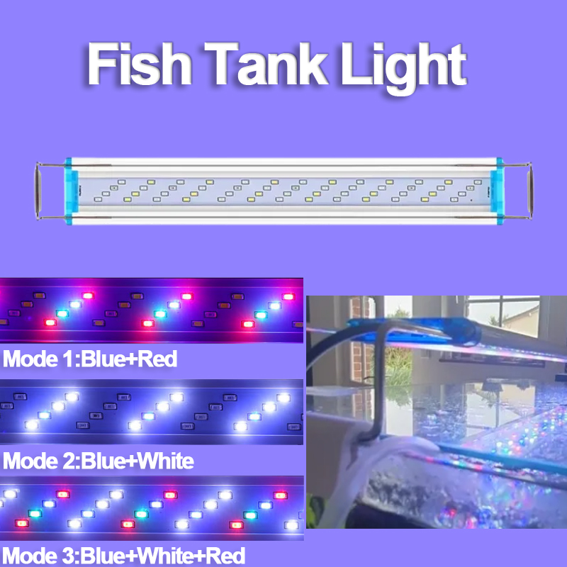 ضوء خزان الأسماك 18 سنتيمتر 28 - مراجعة Aquarium Plant Growth Light وسعره