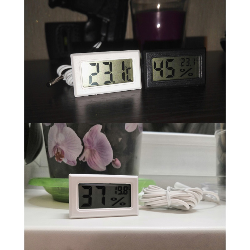 مقياس الرطوبة الرقمية الصغيرة  - مراجعة Planted Aquarium Temperature وسعره