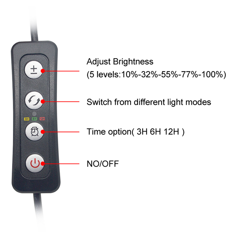 حوض السمك مصباح ليد ل 16-64 سن - مراجعة Led Planted Tank Light وسعره