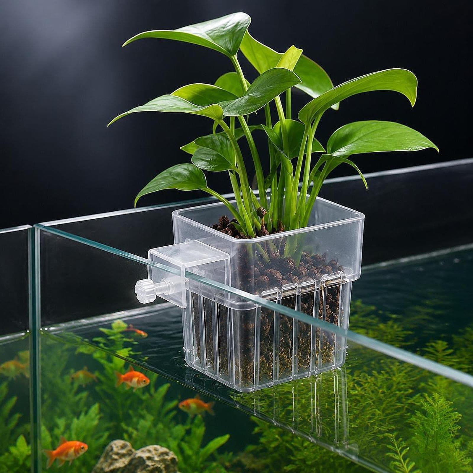 حامل نباتات مع خطافات وأكواب ش - مراجعة Planted Aquarium Aquascape وسعره
