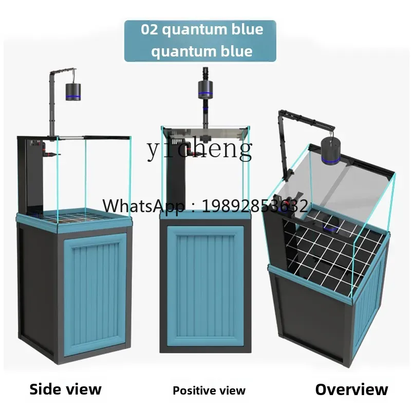 حوض أسماك زجاجي فائق البياض بق - مراجعة Aquarium Planted Tank Filter وسعره