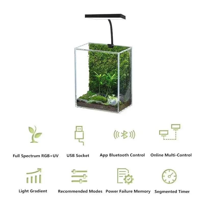 مصباح حوض السمك WEEK AQUA Mag  - مراجعة Aquarium Plant Growth Light وسعره