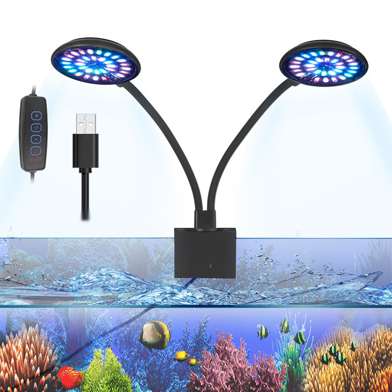 USB حوض السمك مصباح ليد خزان ا - مراجعة Led Planted Tank Light وسعره
