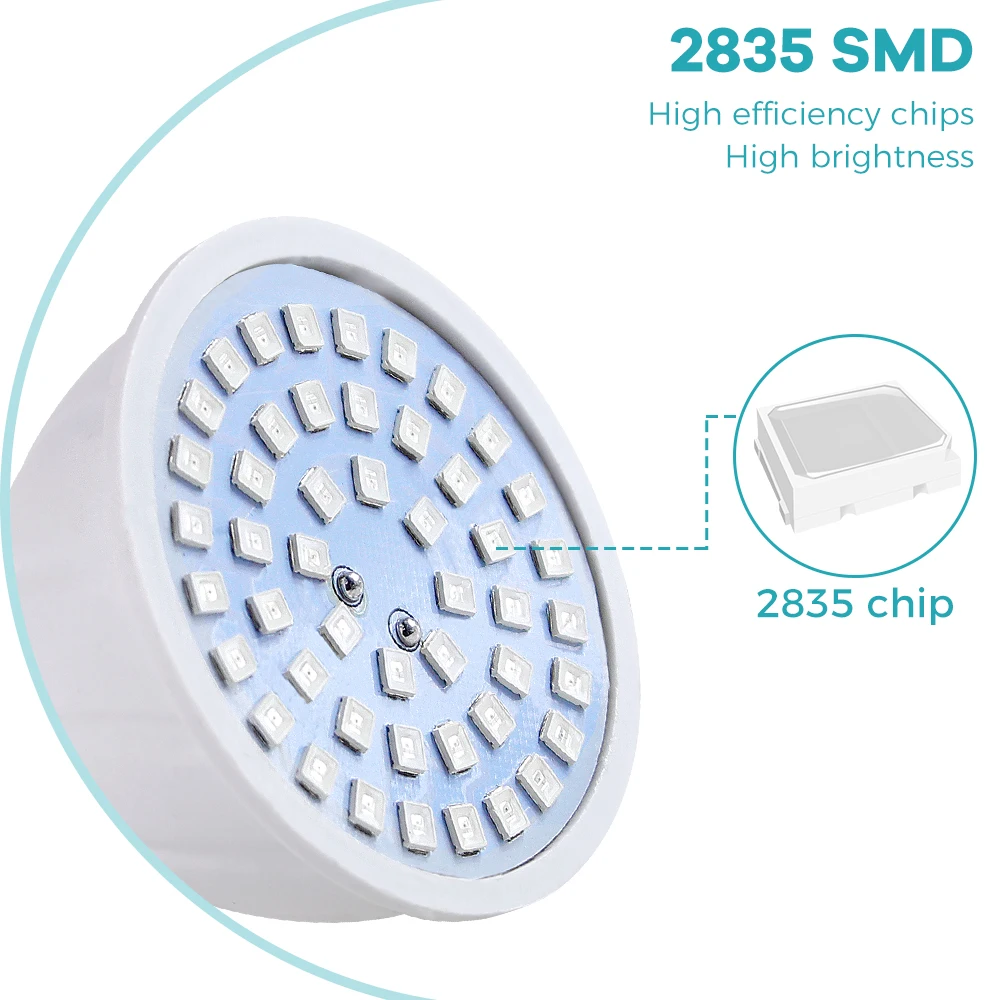مصباح نمو النباتات E27 LED كام - مراجعة Led Planted Tank Light وسعره