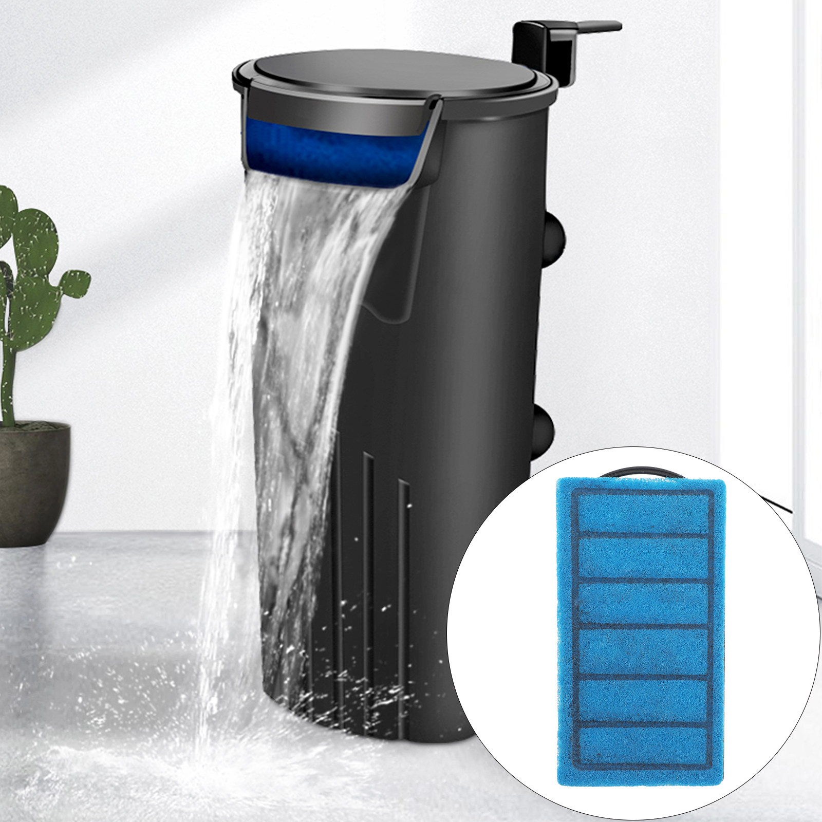 3 قطع من وسادات فلتر حوض السمك - مراجعة Aquarium Planted Tank Filter وسعره