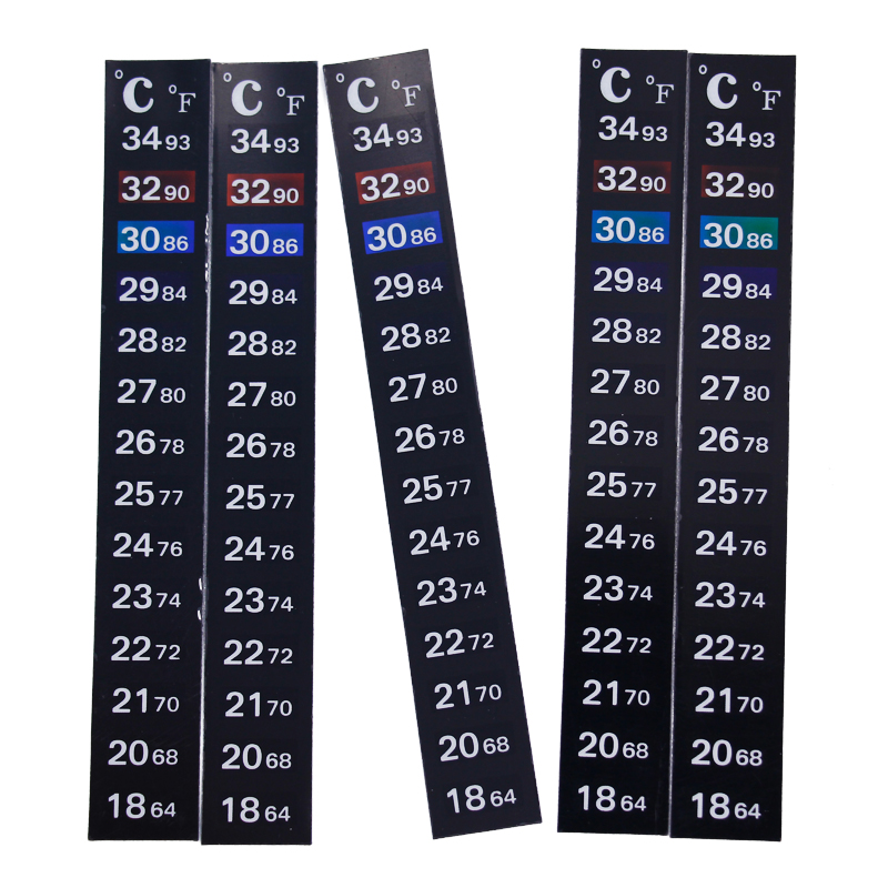 1/2/3/5 قطع/مجموعة شريط مقياس  - مراجعة Planted Aquarium Temperature وسعره