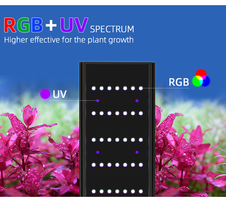 WEEK AQUA L Series APP التحكم  - مراجعة Aquarium Plant Growth Light وسعره