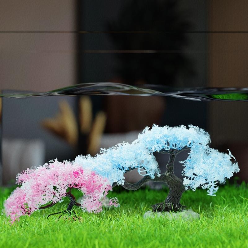نباتات مائية اصطناعية بلاستيكي - مراجعة Planted Aquarium Aquascape وسعره