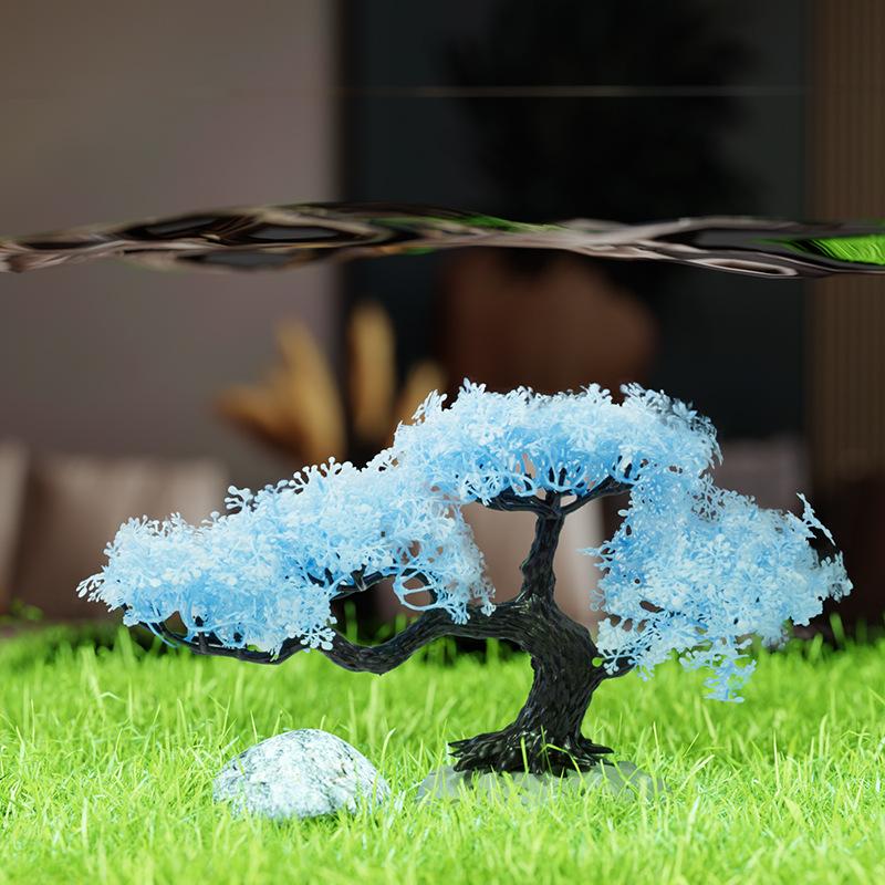 نباتات مائية اصطناعية بلاستيكي - مراجعة Planted Aquarium Aquascape وسعره