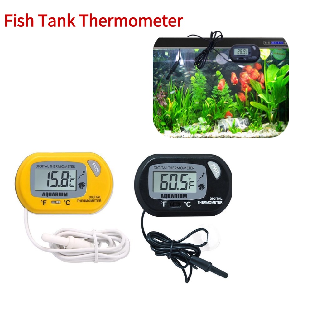 ميزان الحرارة الإلكتروني للماء - مراجعة Planted Aquarium Temperature وسعره