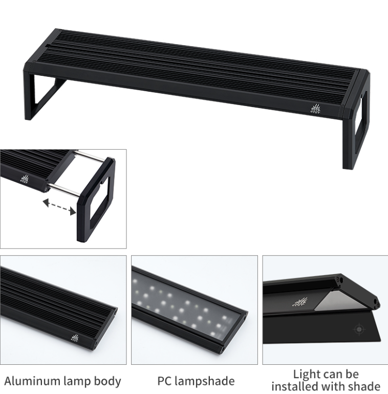 مصباح حوض السمك من سلسلة Week  - مراجعة Led Planted Tank Light وسعره