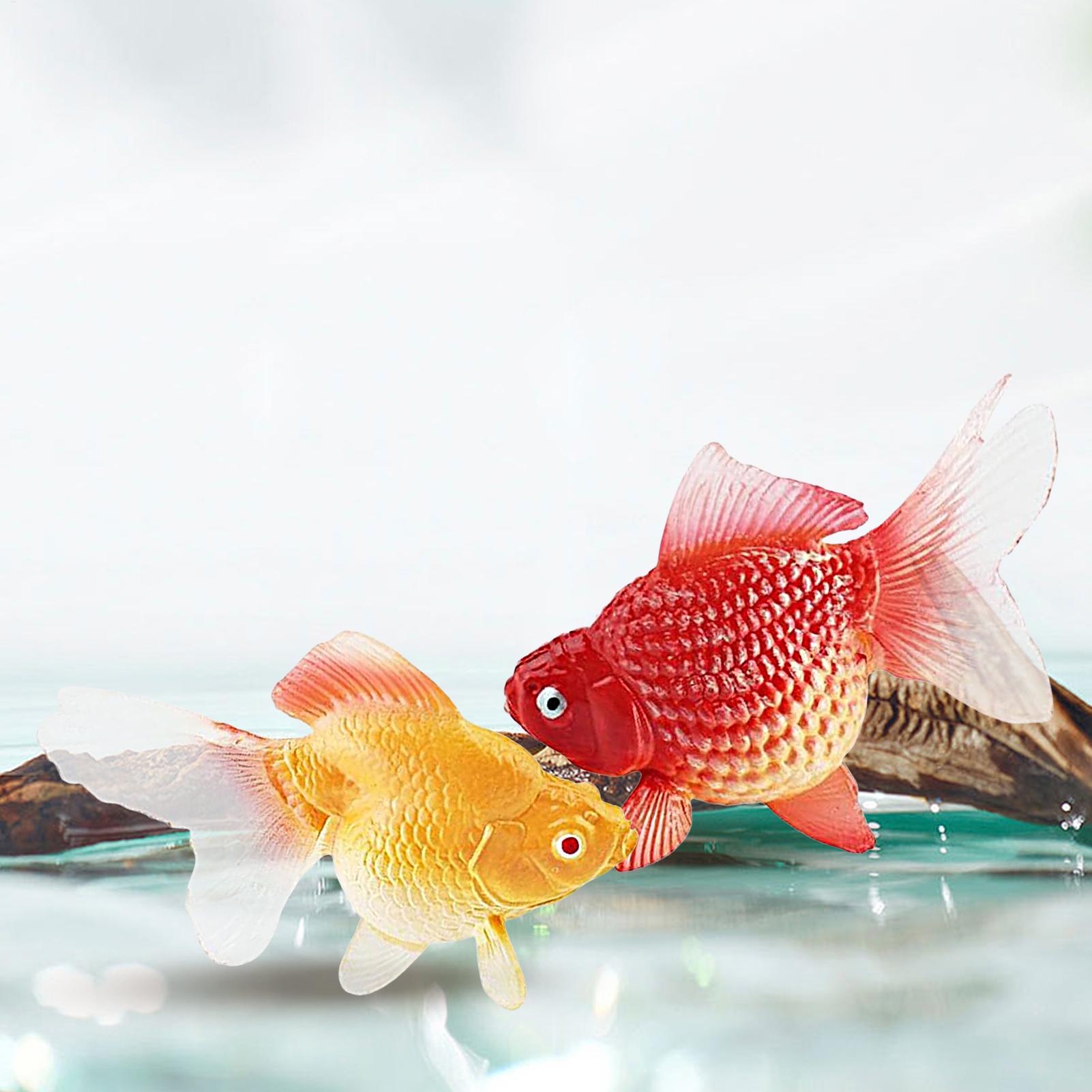 سمكة ذهبية صناعية (قطعتان/طقم) - مراجعة Aquarium Plant Yellowing وسعره