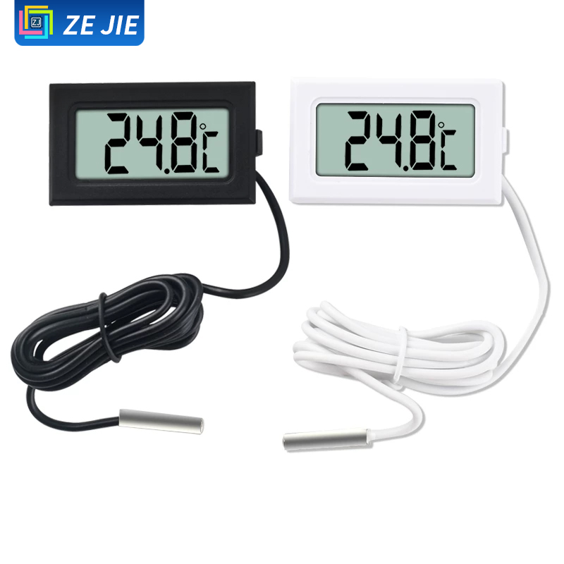 مقياس حرارة رقمي مع مسبار، عال - مراجعة Planted Aquarium Temperature وسعره