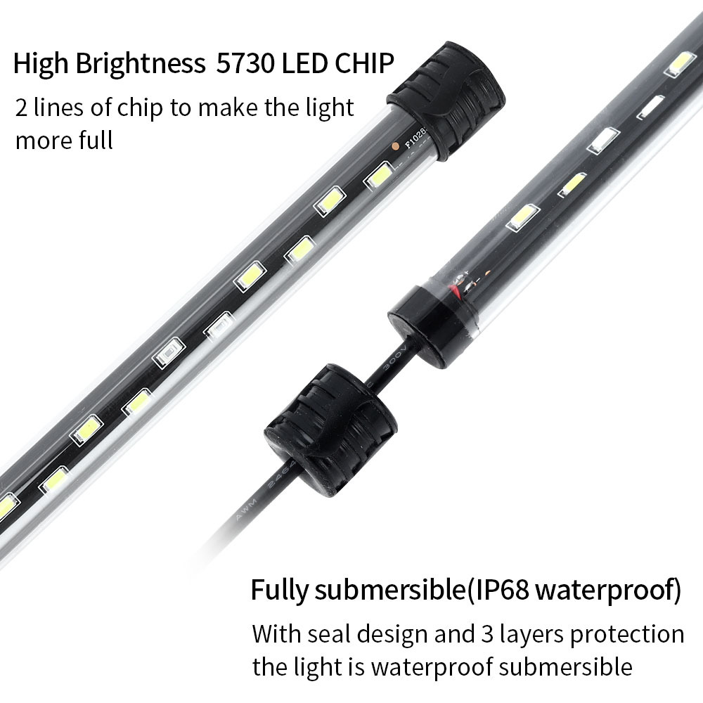 90-260 فولت حوض السمك ضوء LED  - مراجعة Led Planted Tank Light وسعره