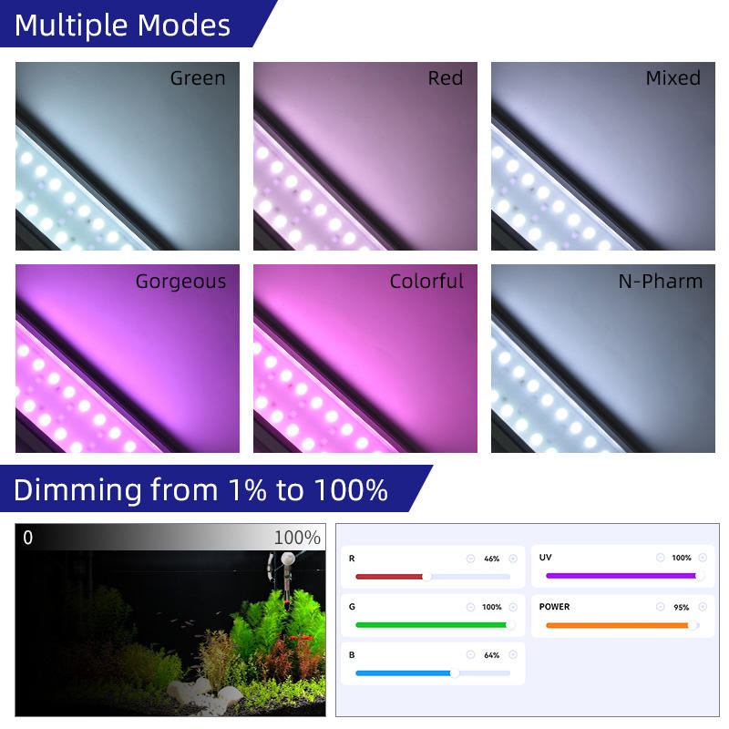 مصباح نمو النباتات المائية الذ - مراجعة Aquarium Plant Growth Light وسعره