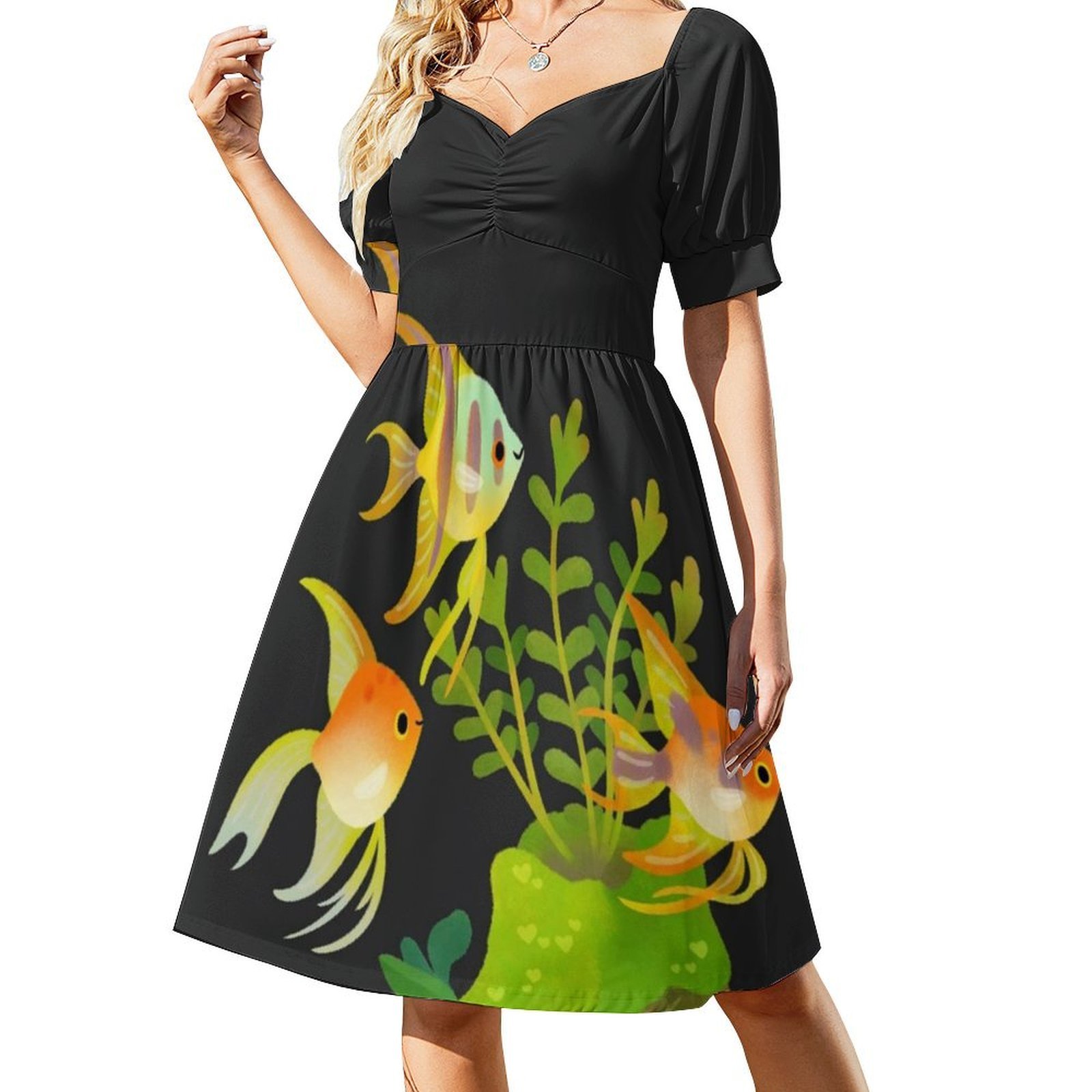 فساتين حفلات نسائية بطبعة عصري - مراجعة Planted Aquarium Angelfish وسعره