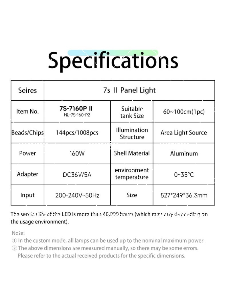 إضاءة LED للأحواض المائية بقوة - مراجعة Led Planted Tank Light وسعره